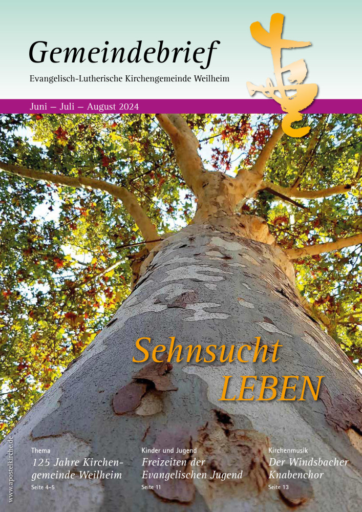 Gemeindebrief 2024_2 Sehnsucht _Cover