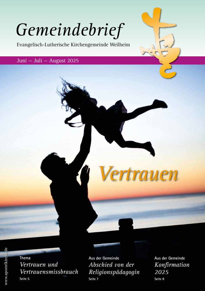Gemeindebrief 2025_2 Vertrauen