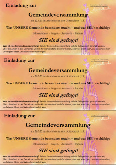 Gemeindeversammlung 2026
