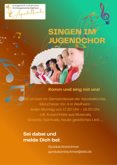 Einladung Jugendchor