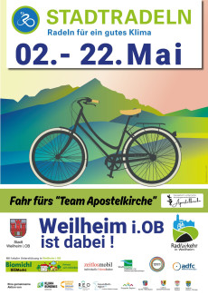 Stadtradeln 2026 Plakat