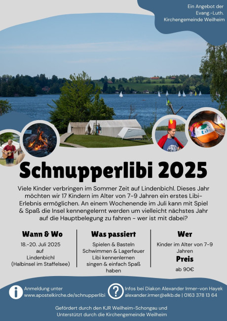 Flyer mit Bildern Schnupperlibi